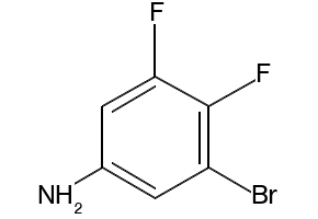 3-bromo-4,5-difluoroaniline structure, CAS 875664-41-8