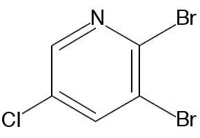 2,3-dibromo-5-chloropyridine structure, CAS 137628-17-2