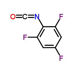 2,4,6-Trifluorophenylisocyanate structure, CAS 50528-80-8
