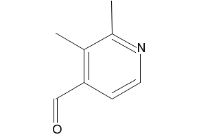2,3-dimethylpyridine-4-carbaldehyde structure, CAS 867141-55-7