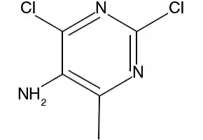 2,4-dichloro-6-methylpyrimidin-5-amine structure, CAS 13162-27-1