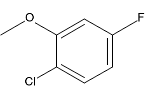 2-Chloro-5-fluoroanisole structure, CAS 450-89-5