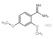 2,4-dimethoxybenzamidinehydrochloride structure, CAS 131947-81-4