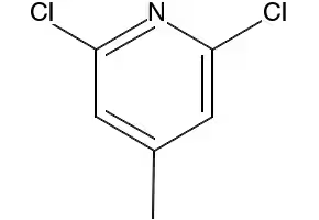 2,6-dichloro-4-methylpyridine structure, CAS 39621-00-6