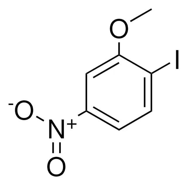 2-Iodo-5-nitroanisole structure, CAS 5458-84-4