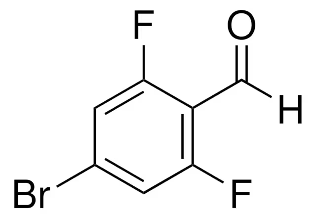 4-Bromo-2,6-difluorobenzaldehyde structure, CAS 537013-51-7