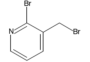 2-bromo-3-(bromomethyl)pyridine structure, CAS 94446-97-6