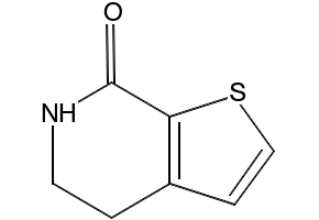 5,6-dihydrothieno[2,3-c]pyridin-7(4H)-one structure, CAS 14470-51-0