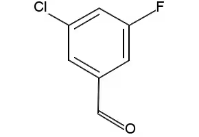 3-Chloro-5-fluorobenzaldehyde structure, CAS 90390-49-1