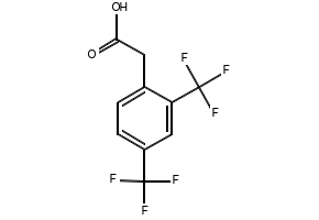 2,4-Bis(trifluoromethyl)phenylaceticacid structure, CAS 177952-39-5