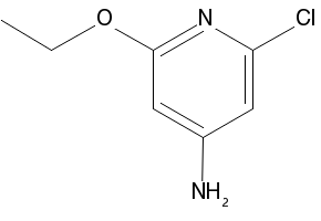2-chloro-6-ethoxypyridin-4-amine structure, CAS 904311-14-4