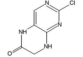 2-chloro-7,8-dihydropteridin-6(5H)-one structure, CAS 875231-98-4