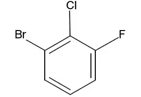 2-Chloro-3-fluorobromobenzene structure, CAS 883499-24-9