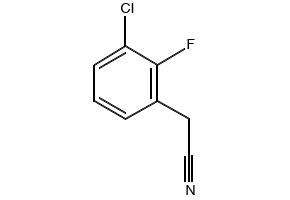 3-Chloro-2-fluorophenylacetonitrile structure, CAS 261762-98-5