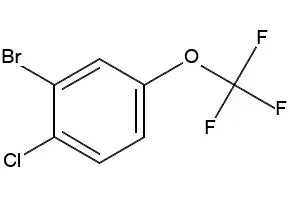 2-Bromo-1-chloro-4-(trifluoromethoxy)benzene structure, CAS 468075-00-5