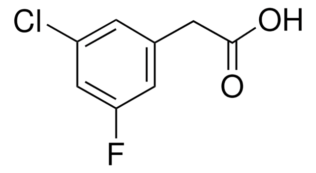 3-Chloro-5-fluorophenylaceticacid structure, CAS 202001-00-1