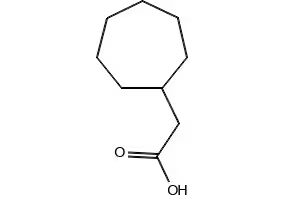 2-cycloheptylaceticacid structure, CAS 4401-20-1