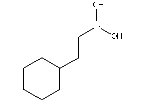 2-cyclohexylethylboronicacid structure, CAS 105869-43-0