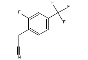 2-Fluoro-4-(trifluoromethyl)phenylacetonitrile structure, CAS 239087-11-7