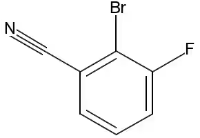 2-Bromo-3-fluorobenzonitrile structure, CAS 425379-16-4