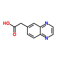 Quinoxaline-6-aceticacid structure, CAS 473932-16-0
