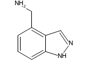 (1H-indazol-4-yl)methanamine structure, CAS 944898-72-0