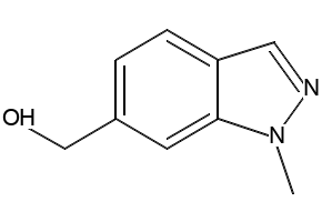 (1-methyl-1H-indazol-6-yl)methanol structure, CAS 1092961-10-8