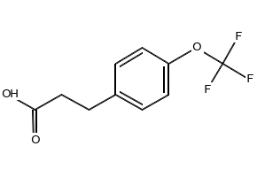3-(4-(trifluoromethoxy)phenyl)propanoicacid structure, CAS 886499-74-7