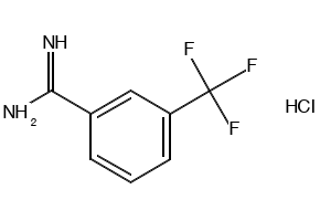 3-(trifluoromethyl)benzamidinehydrochloride structure, CAS 62980-03-4