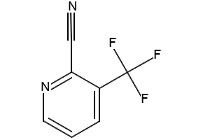 3-(trifluoromethyl)pyridine-2-carbonitrile structure, CAS 406933-21-9