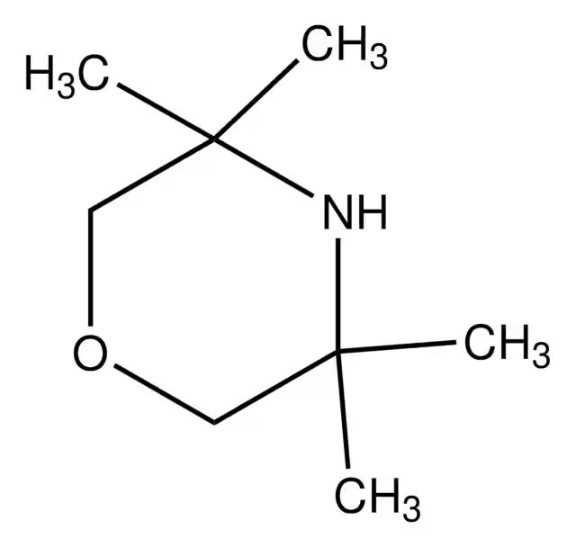 3,3,5,5-tetramethylmorpholine structure, CAS 19412-12-5