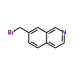 7-(bromomethyl)isoquinoline structure, CAS 158654-75-2