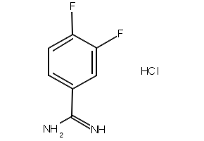 3,4-difluorobenzamidinehydrochloride structure, CAS 107392-33-6