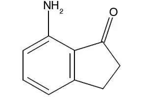 7-amino-2,3-dihydroinden-1-one structure, CAS 628732-03-6
