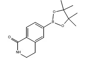 3,4-dihydro-6-(4,4,5,5-tetramethyl-1,3,2-dioxaborolan-2-yl)isoquinolin-1(2H)-one structure, CAS 376584-30-4