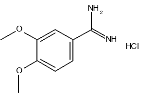 3,4-dimethoxybenzamidinehydrochloride structure, CAS 51488-33-6
