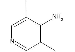 3,5-dimethylpyridin-4-amine structure, CAS 43078-60-0