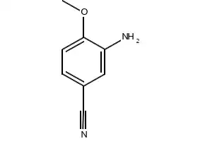 3-amino-4-methoxybenzonitrile structure, CAS 60979-25-1