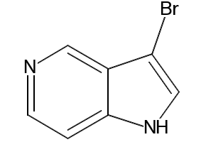 3-bromo-1H-pyrrolo[3,2-c]pyridine structure, CAS 23612-36-4