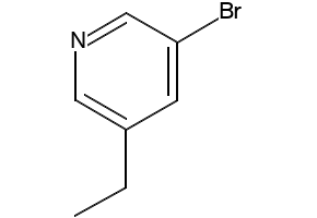 3-bromo-5-ethylpyridine structure, CAS 142337-95-9