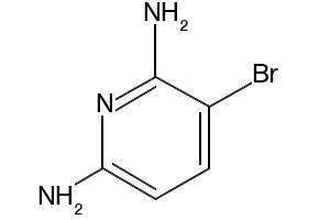 3-bromopyridine-2,6-diamine structure, CAS 54903-86-5