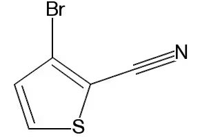 3-bromothiophene-2-carbonitrile structure, CAS 18791-98-5