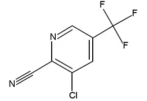3-chloro-5-(trifluoromethyl)pyridine-2-carbonitrile structure, CAS 80194-70-3