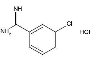 3-chlorobenzamidinehydrochloride structure, CAS 24095-60-1