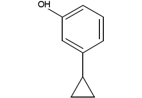 3-cyclopropylphenol structure, CAS 28857-88-7