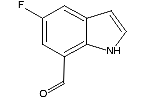 7-fluoro-1H-indole-5-carbaldehyde structure, CAS 424834-59-3