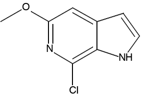 7-methoxy-1H-pyrrolo[2,3-c]pyridine structure, CAS 160590-40-9