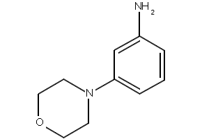 3-morpholinobenzenamine structure, CAS 159724-40-0