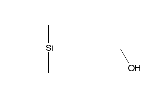 3-tert-Butyldimethylsilyl-2-propyn-1-ol structure, CAS 120789-51-7