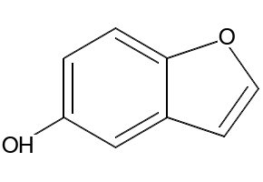 benzofuran-5-ol structure, CAS 13196-10-6